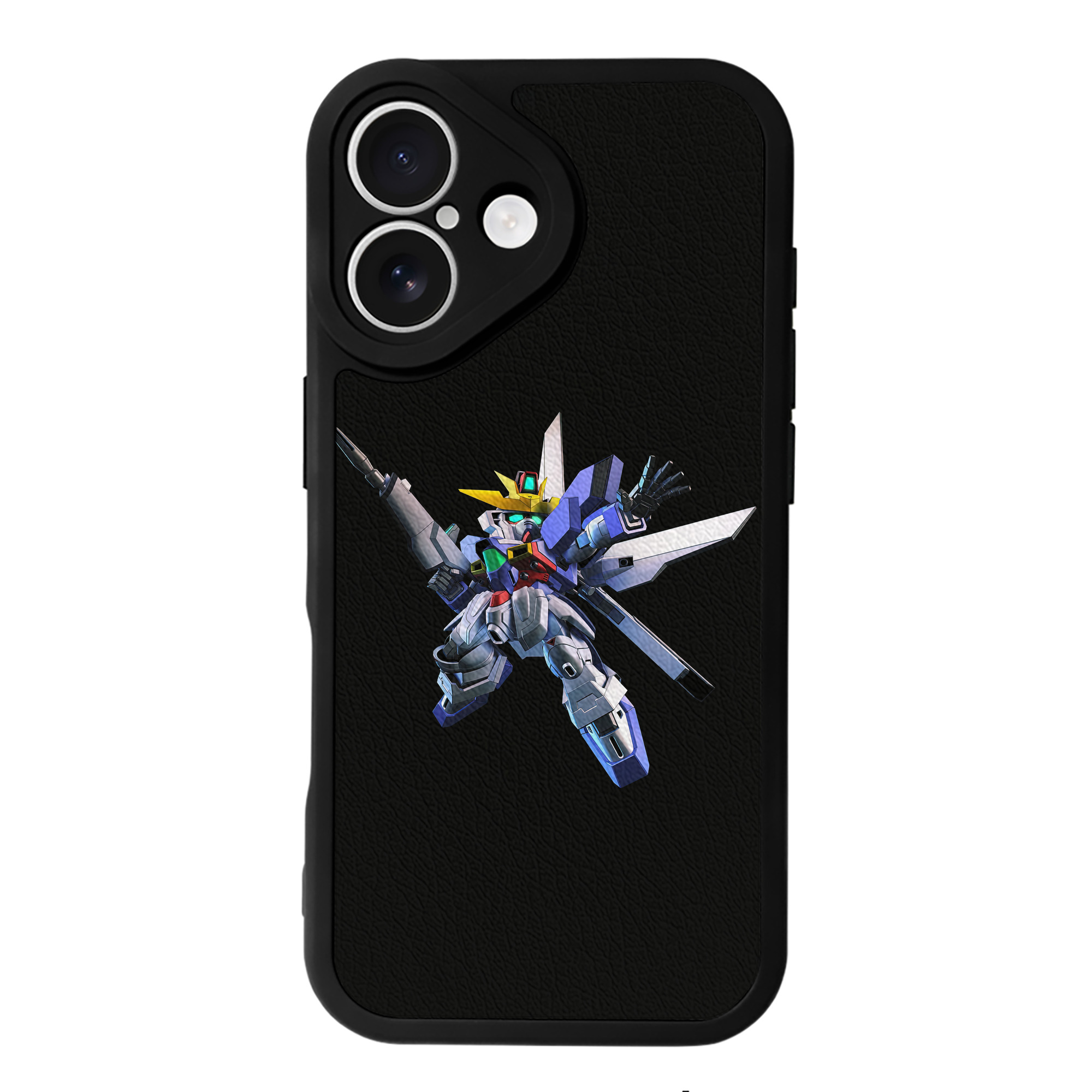 （画像用） 機動戦士ガンダム Mobile Suit Gundam 【iPhone 16シリーズ対応】シリコンスマホケース（レザー調） 材質：シリコン